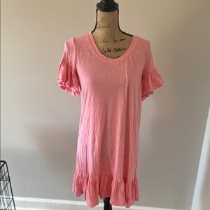 SUNDRY size 1 Pink Ruffle Sleeve Women's Top